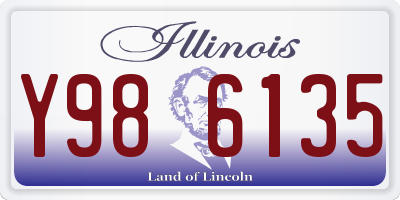IL license plate Y986135