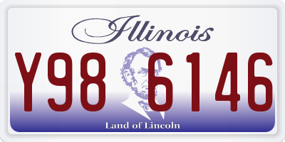 IL license plate Y986146