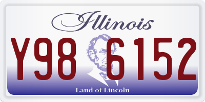 IL license plate Y986152