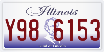 IL license plate Y986153