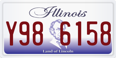 IL license plate Y986158