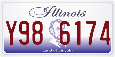IL license plate Y986174
