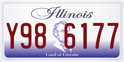 IL license plate Y986177