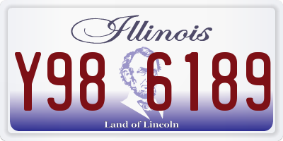 IL license plate Y986189