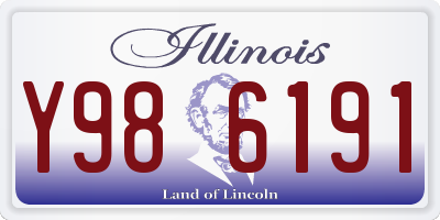 IL license plate Y986191