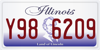 IL license plate Y986209