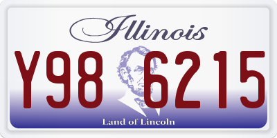 IL license plate Y986215
