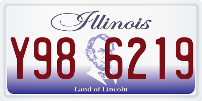 IL license plate Y986219