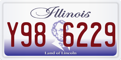 IL license plate Y986229