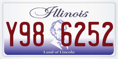 IL license plate Y986252