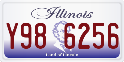IL license plate Y986256