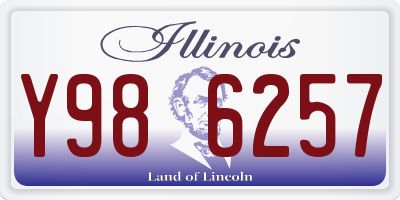 IL license plate Y986257
