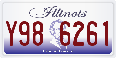 IL license plate Y986261
