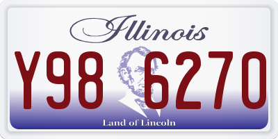IL license plate Y986270