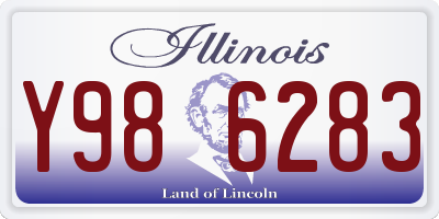 IL license plate Y986283