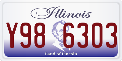 IL license plate Y986303