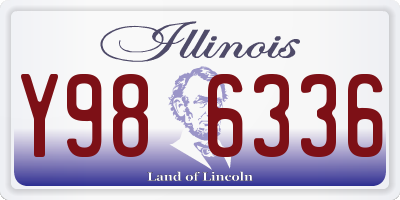 IL license plate Y986336