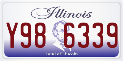 IL license plate Y986339