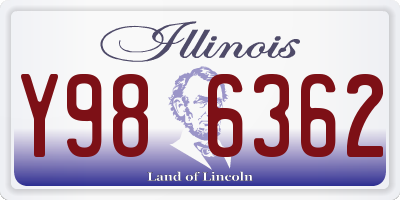 IL license plate Y986362