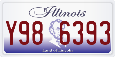 IL license plate Y986393