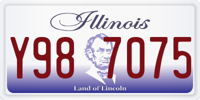 IL license plate Y987075