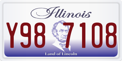IL license plate Y987108