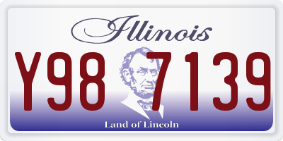 IL license plate Y987139