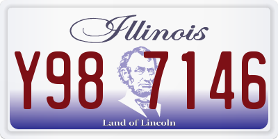 IL license plate Y987146