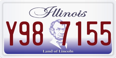 IL license plate Y987155