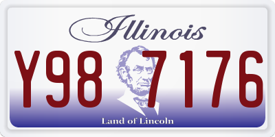 IL license plate Y987176