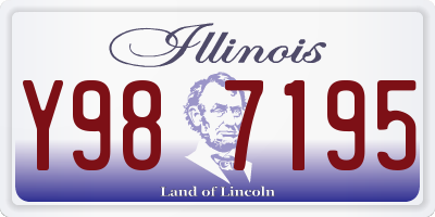 IL license plate Y987195