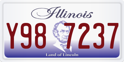 IL license plate Y987237