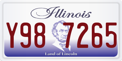 IL license plate Y987265