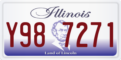 IL license plate Y987271