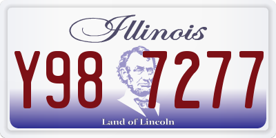 IL license plate Y987277