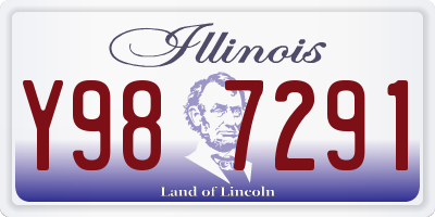 IL license plate Y987291