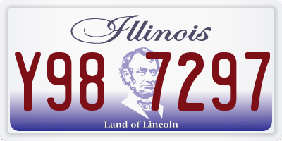 IL license plate Y987297