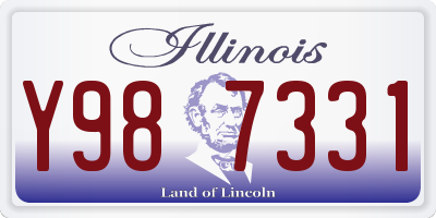 IL license plate Y987331