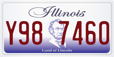 IL license plate Y987460