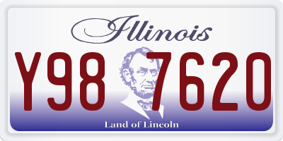 IL license plate Y987620