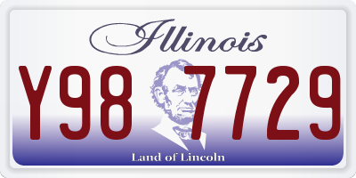 IL license plate Y987729