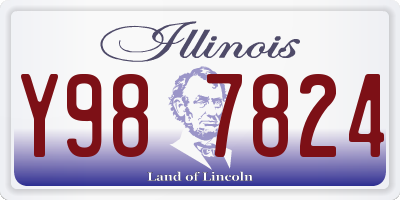 IL license plate Y987824