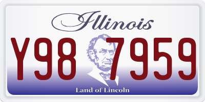IL license plate Y987959