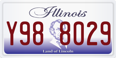 IL license plate Y988029