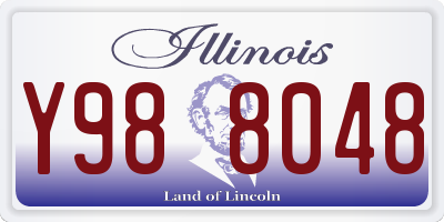 IL license plate Y988048