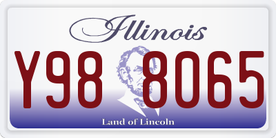 IL license plate Y988065