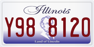 IL license plate Y988120