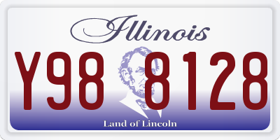 IL license plate Y988128