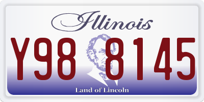 IL license plate Y988145