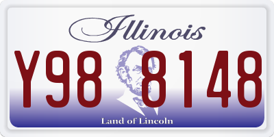 IL license plate Y988148